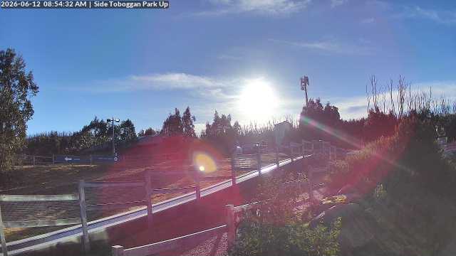 Lake Mountain Mini Toboggan Run snow cam captured at 11 June 2026, 10:56 pm