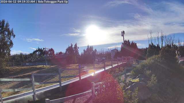 Lake Mountain Mini Toboggan Run snow cam captured at 11 June 2026, 11:20 pm