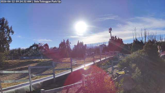 Lake Mountain Mini Toboggan Run snow cam captured at 11 June 2026, 11:26 pm