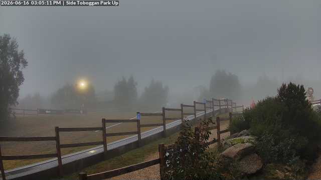 Lake Mountain Mini Toboggan Run snow cam captured at 16 June 2026, 5:07 am