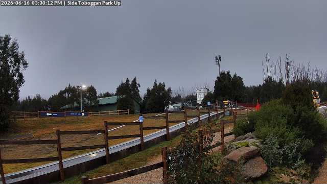 Lake Mountain Mini Toboggan Run snow cam captured at 16 June 2026, 5:31 am
