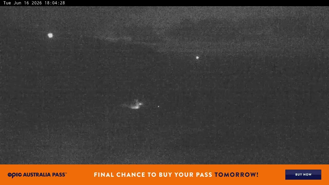 Perisher Blue Cow Live snow cam captured at 16 June 2026, 8:07 am