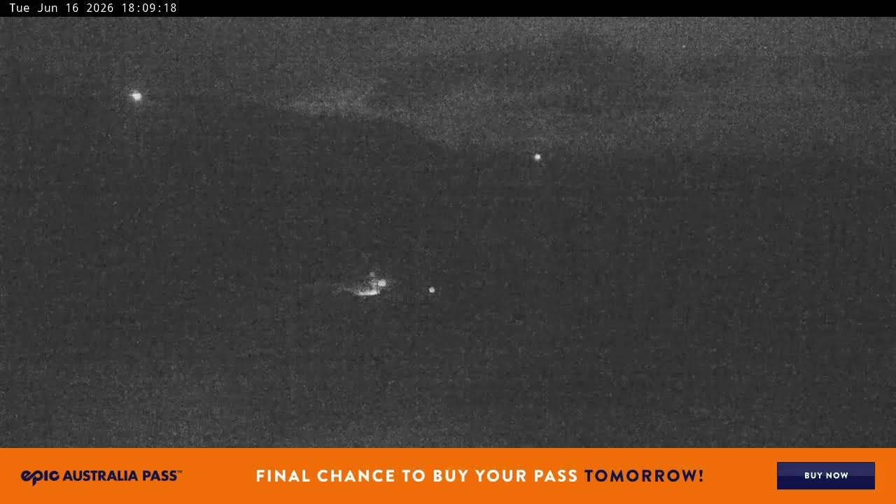 Perisher Blue Cow Live snow cam captured at 16 June 2026, 8:13 am