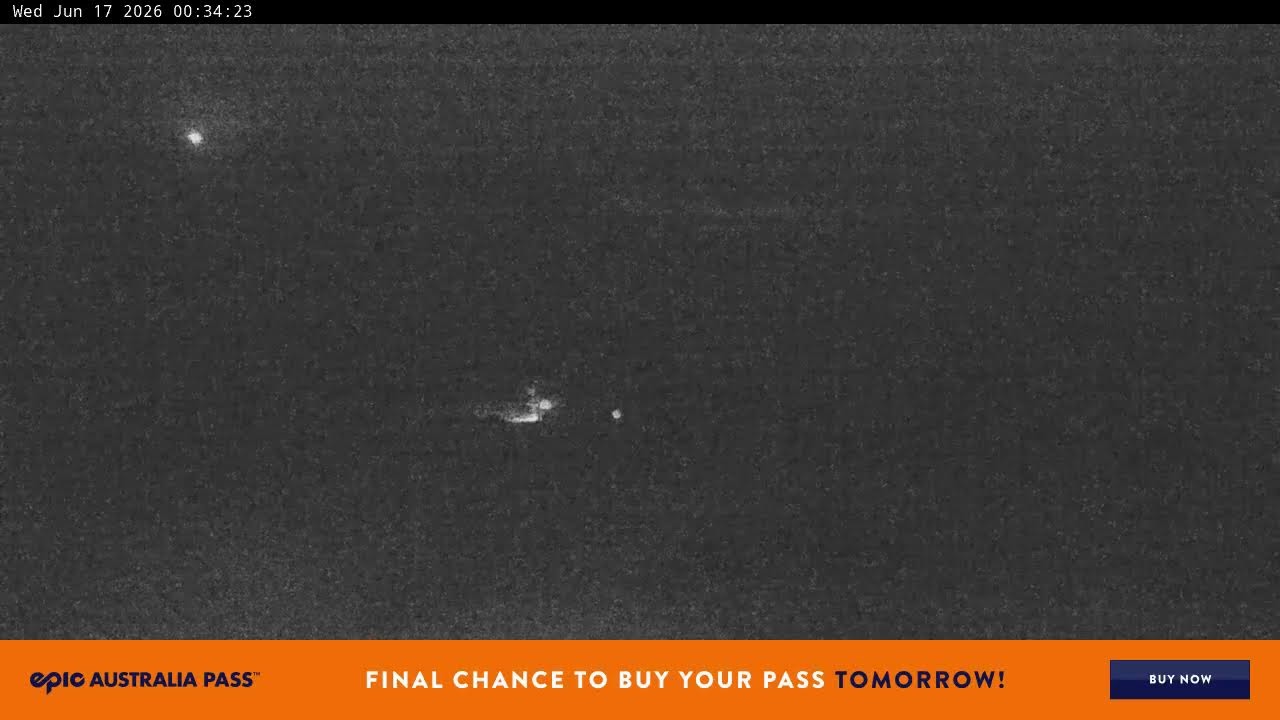 Perisher Blue Cow Live snow cam captured at 16 June 2026, 2:37 pm
