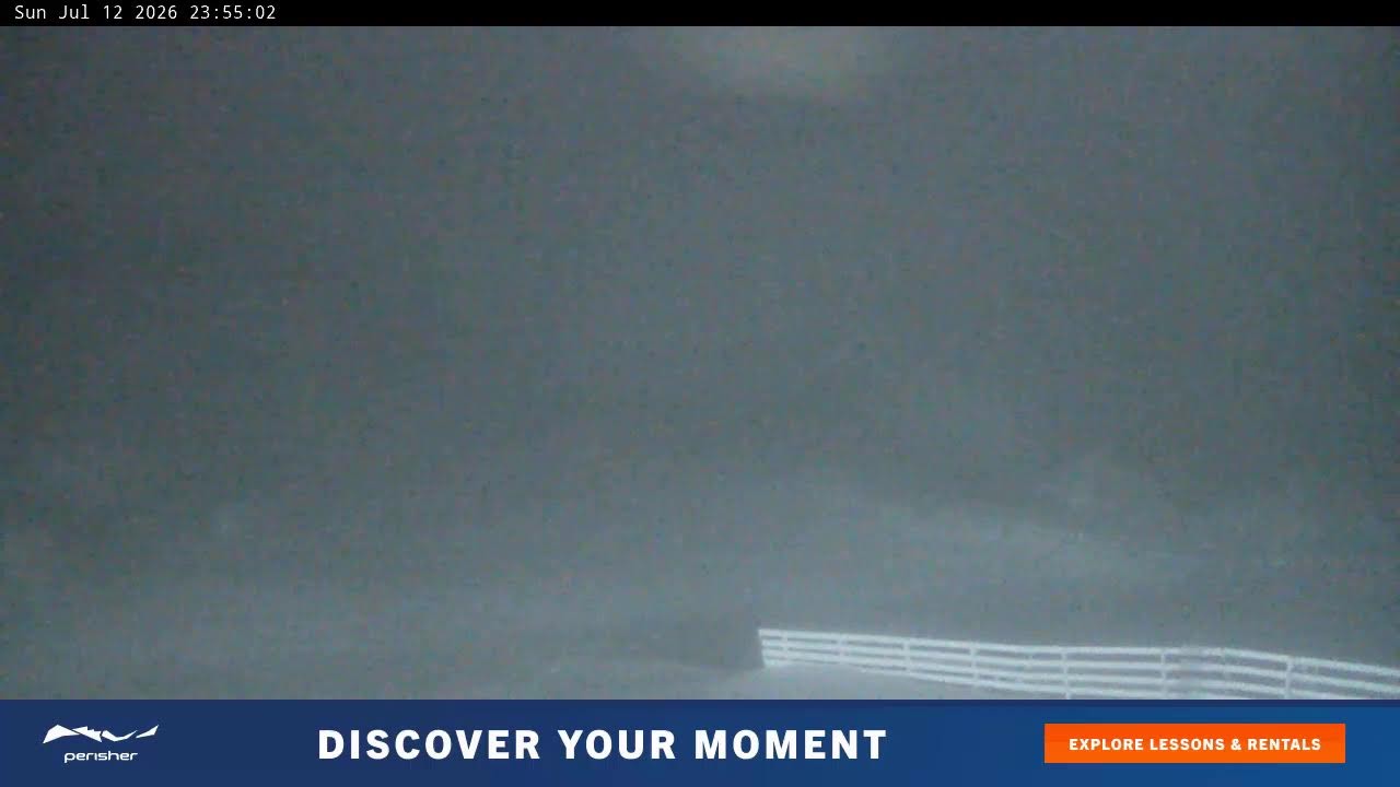 Perisher Blue Cow Live snow cam captured at 12 July 2026 at 11:58 pm AEST