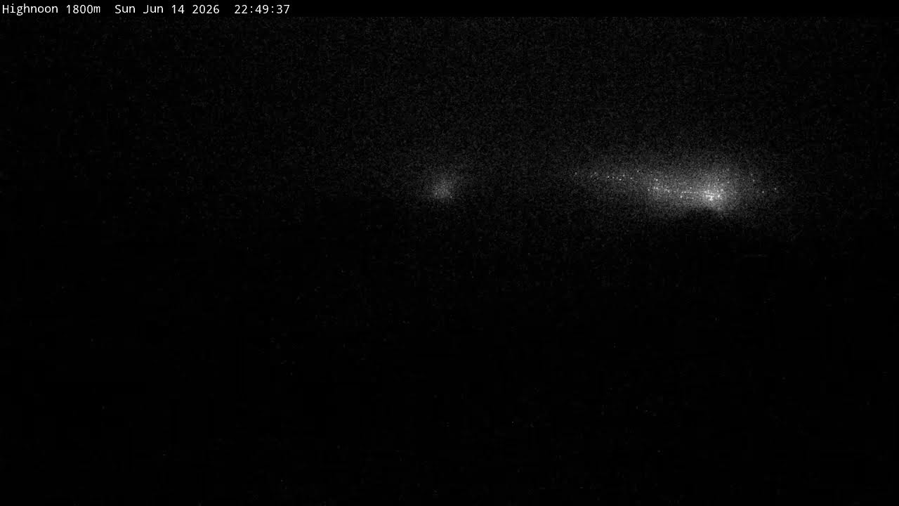 Thredbo High Noon Live snow cam captured at 14 June 2026, 12:50 pm