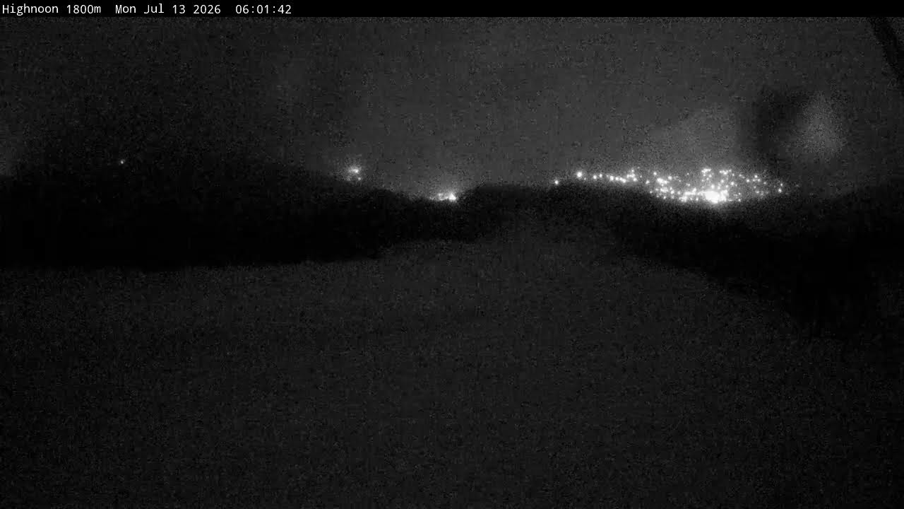 Thredbo High Noon Live snow cam captured at 13 July 2026 at 6:04 am AEST