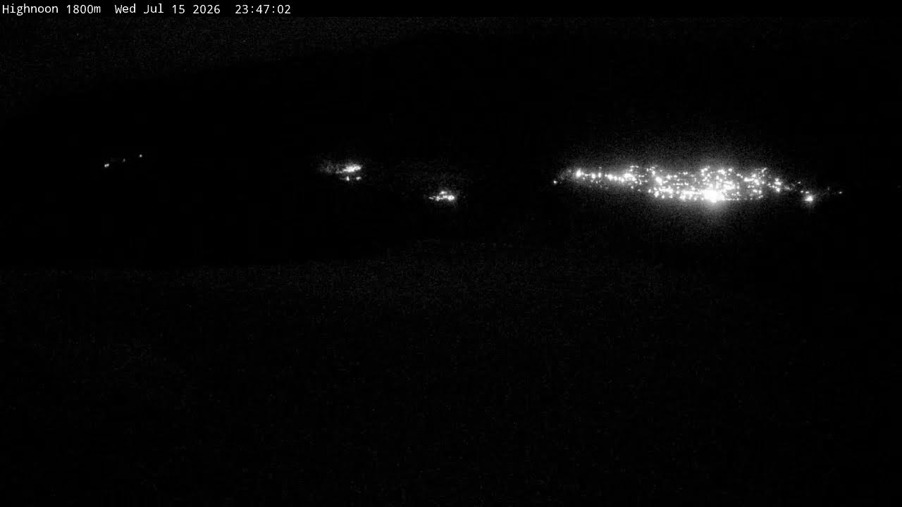 Thredbo High Noon Live snow cam captured at 15 July 2026 at 11:49 pm AEST