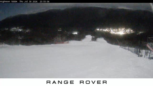 Thredbo High Noon Live snow cam captured at 30 July 2026 at 11:55 pm AEST