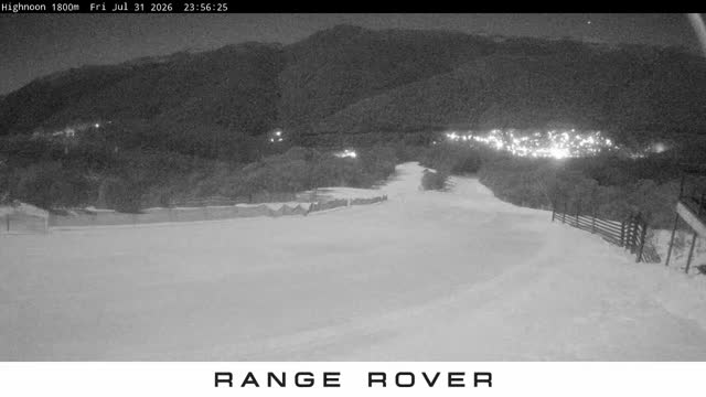 Thredbo High Noon Live snow cam captured at 31 July 2026 at 11:56 pm AEST