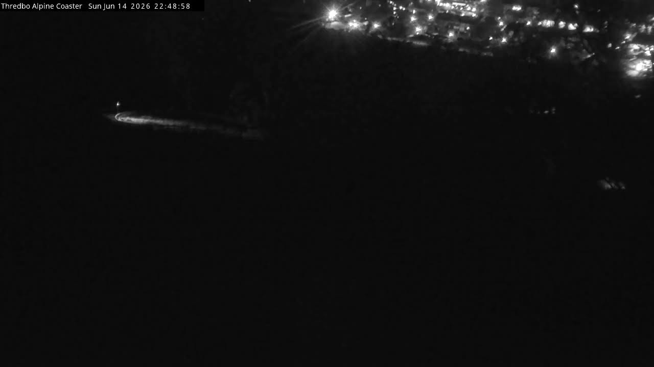 Thredbo Alpine Coaster Live snow cam captured at 14 June 2026, 12:50 pm