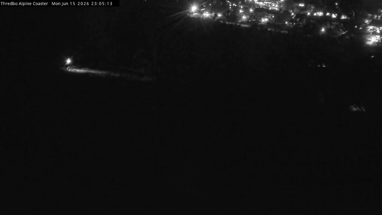 Thredbo Alpine Coaster Live snow cam captured at 15 June 2026, 1:07 pm