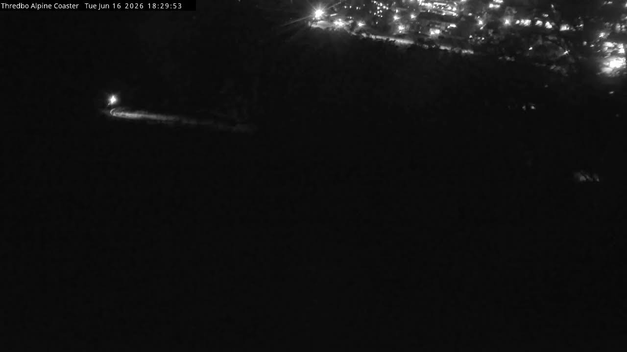 Thredbo Alpine Coaster Live snow cam captured at 16 June 2026, 8:31 am