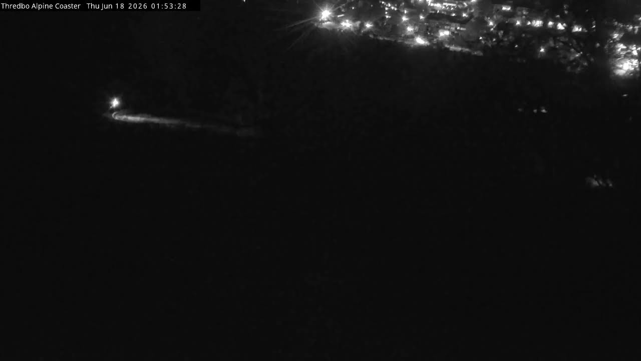 Thredbo Alpine Coaster Live snow cam captured at 17 June 2026, 3:55 pm