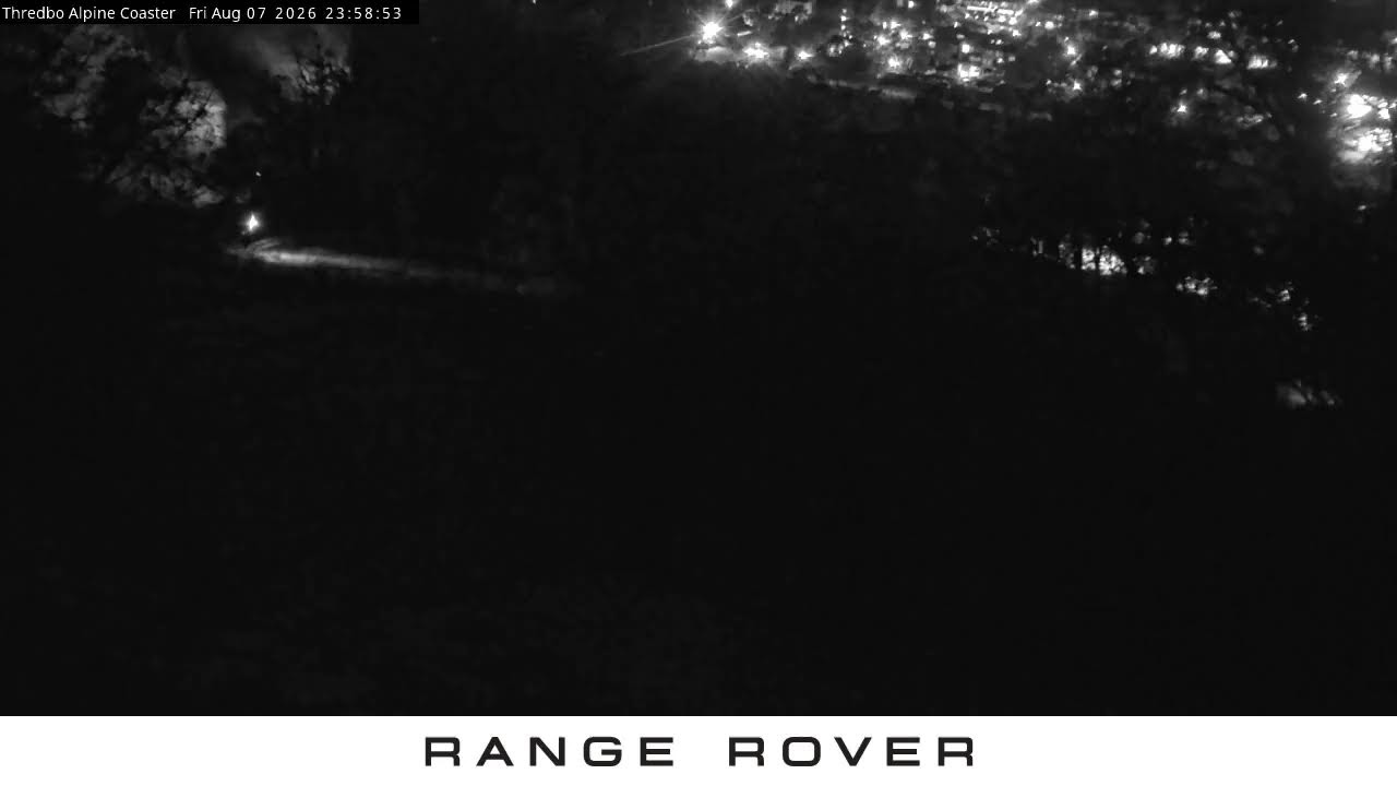 Thredbo Alpine Coaster Live snow cam captured at 7 August 2026 at 11:59 pm AEST