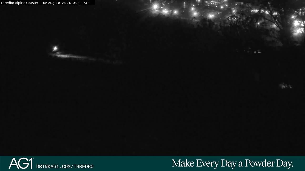 Thredbo Alpine Coaster Live snow cam captured at 18 August 2026 at 5:14 am AEST