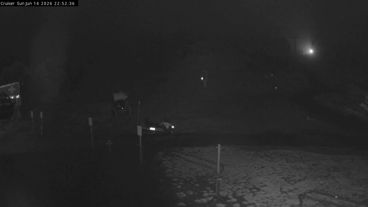 Thredbo Cruiser Area Live snow cam captured at 14 June 2026, 12:56 pm