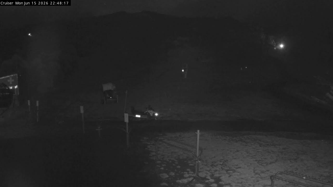 Thredbo Cruiser Area Live snow cam captured at 15 June 2026, 12:49 pm