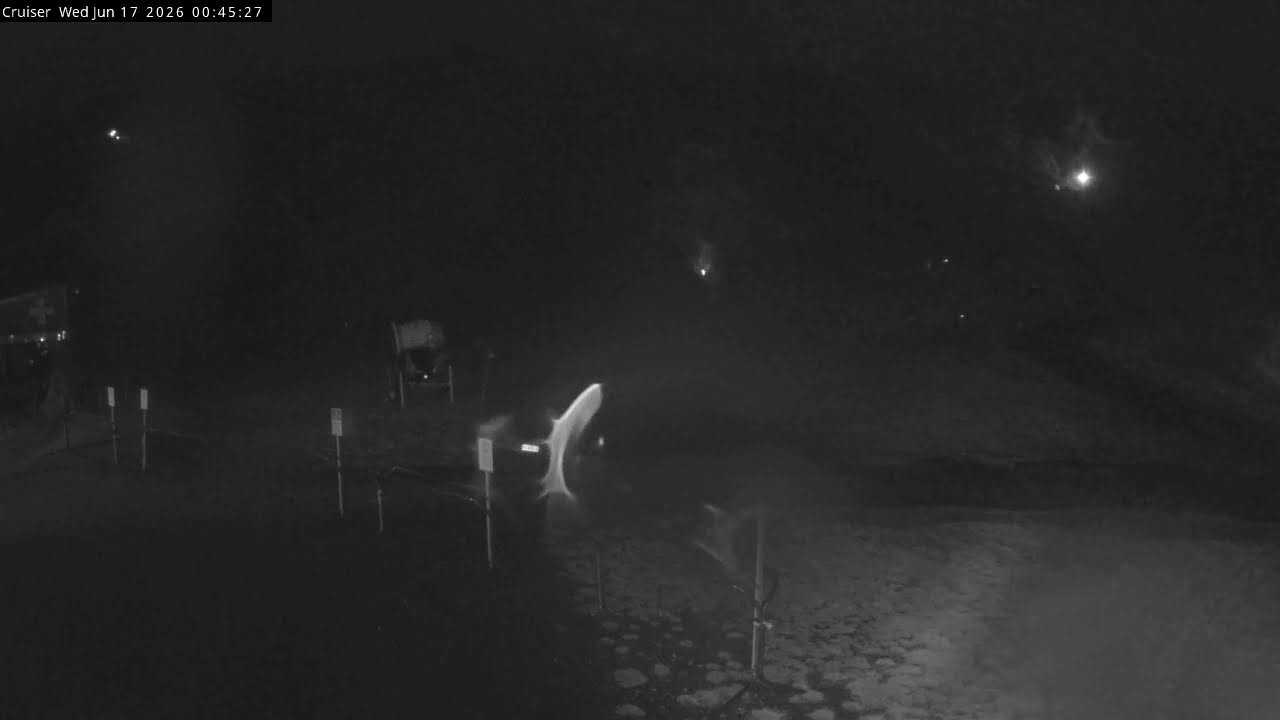 Thredbo Cruiser Area Live snow cam captured at 16 June 2026, 2:49 pm