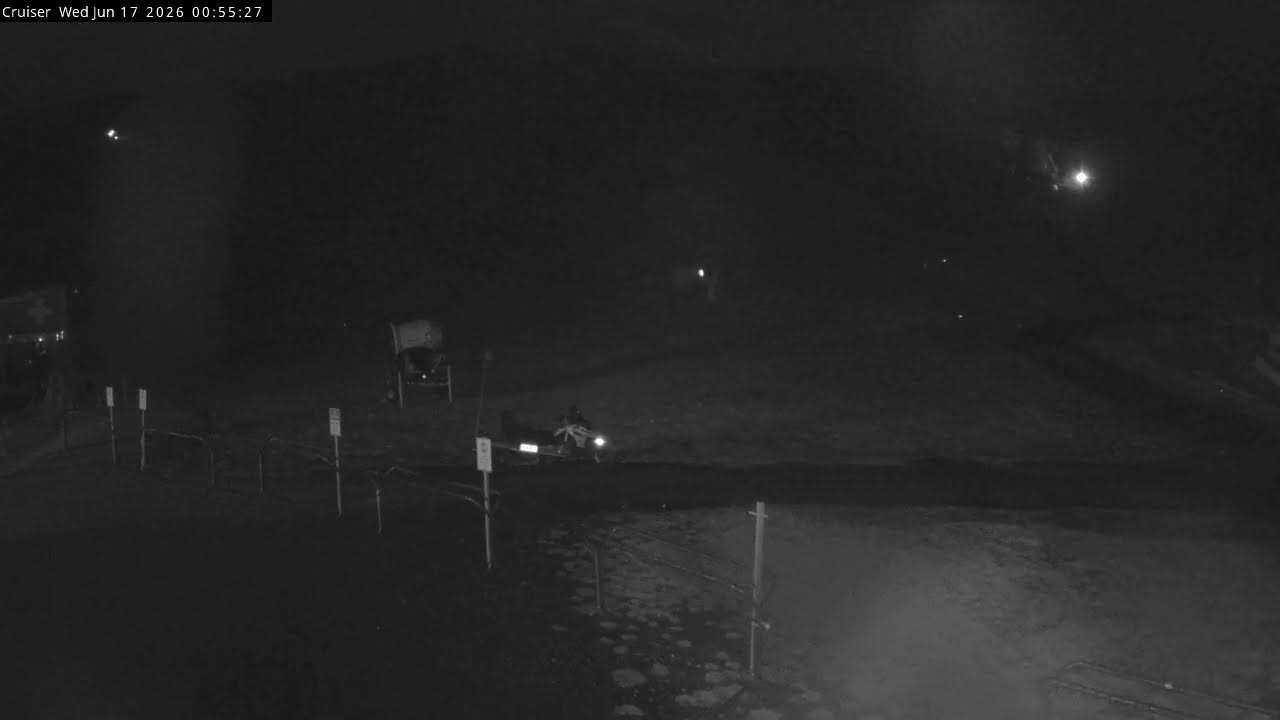 Thredbo Cruiser Area Live snow cam captured at 16 June 2026, 2:55 pm