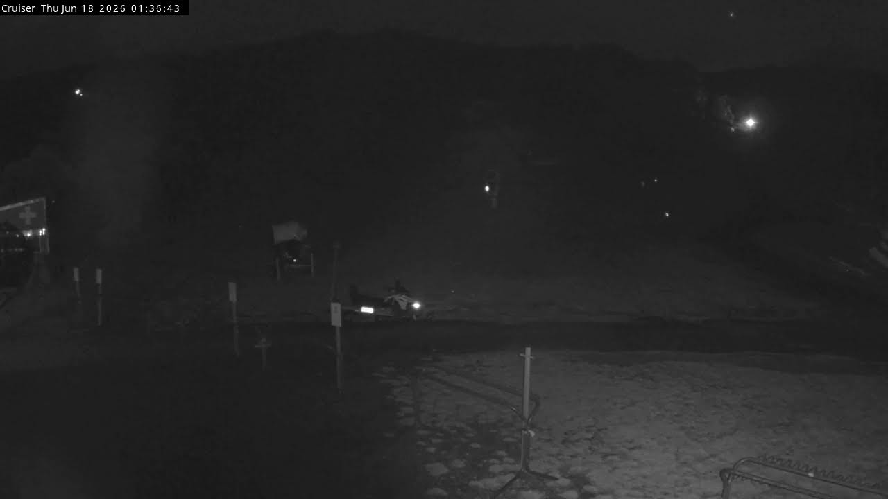 Thredbo Cruiser Area Live snow cam captured at 17 June 2026, 3:37 pm