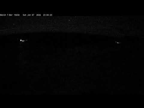 Thredbo Basin T-Bar Live snow cam captured at 7 June 2026, 1:05 pm