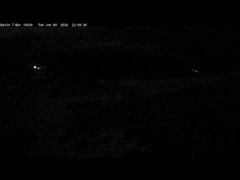Thredbo Basin T-Bar Live snow cam captured at 9 June 2026, 12:52 pm
