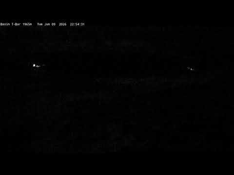 Thredbo Basin T-Bar Live snow cam captured at 9 June 2026, 12:58 pm