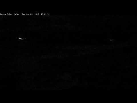 Thredbo Basin T-Bar Live snow cam captured at 9 June 2026, 1:10 pm