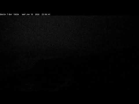 Thredbo Basin T-Bar Live snow cam captured at 10 June 2026, 1:08 pm