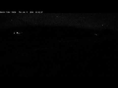 Thredbo Basin T-Bar Live snow cam captured at 11 June 2026, 12:44 pm