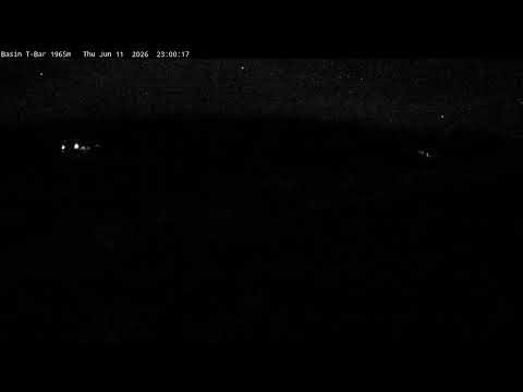 Thredbo Basin T-Bar Live snow cam captured at 11 June 2026, 1:02 pm