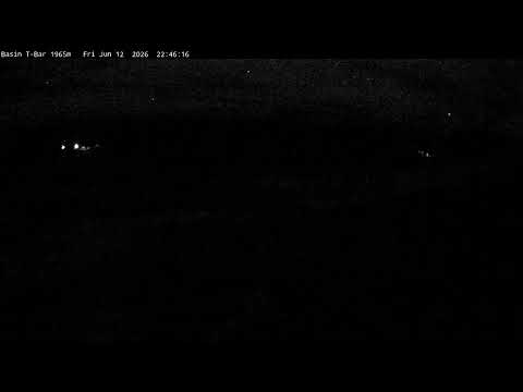 Thredbo Basin T-Bar Live snow cam captured at 12 June 2026, 12:50 pm