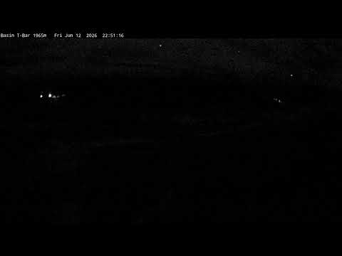Thredbo Basin T-Bar Live snow cam captured at 12 June 2026, 12:56 pm