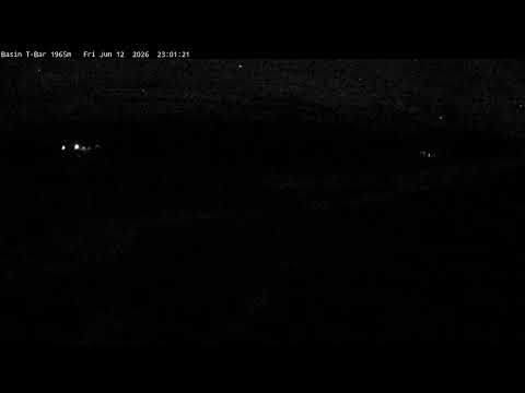 Thredbo Basin T-Bar Live snow cam captured at 12 June 2026, 1:02 pm
