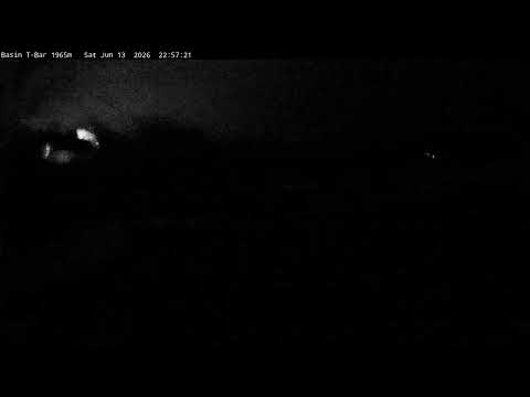 Thredbo Basin T-Bar Live snow cam captured at 13 June 2026, 1:02 pm