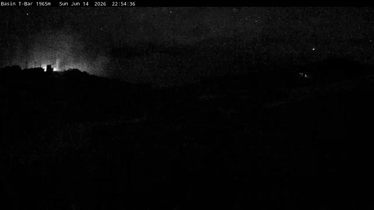 Thredbo Basin T-Bar Live snow cam captured at 14 June 2026, 12:56 pm