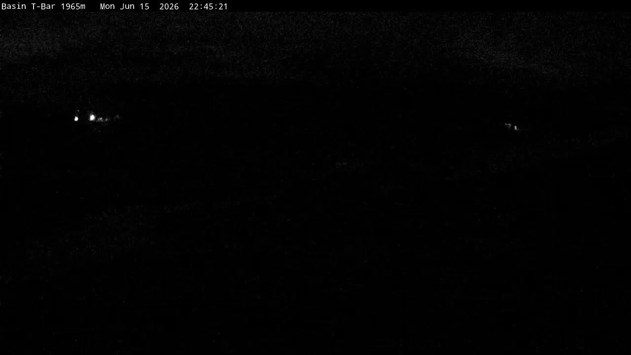 Thredbo Basin T-Bar Live snow cam captured at 15 June 2026, 12:49 pm