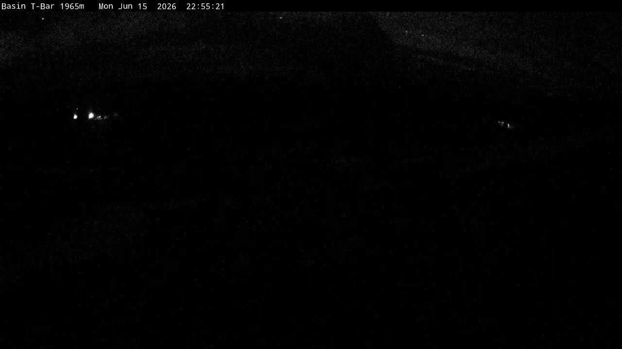 Thredbo Basin T-Bar Live snow cam captured at 15 June 2026, 12:55 pm