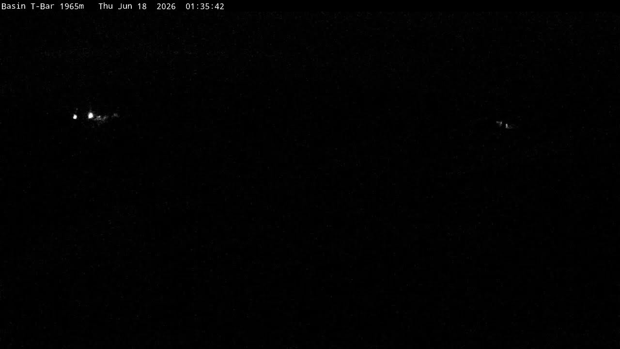 Thredbo Basin T-Bar Live snow cam captured at 17 June 2026, 3:37 pm