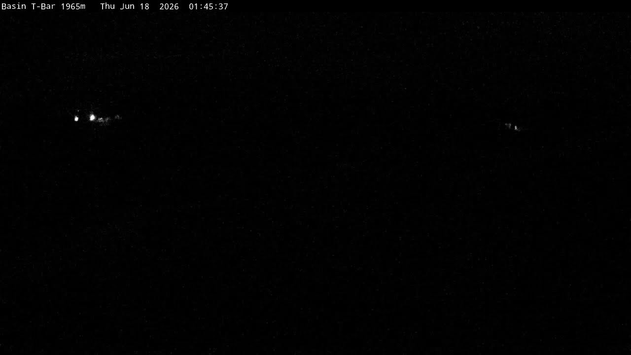 Thredbo Basin T-Bar Live snow cam captured at 17 June 2026, 3:49 pm