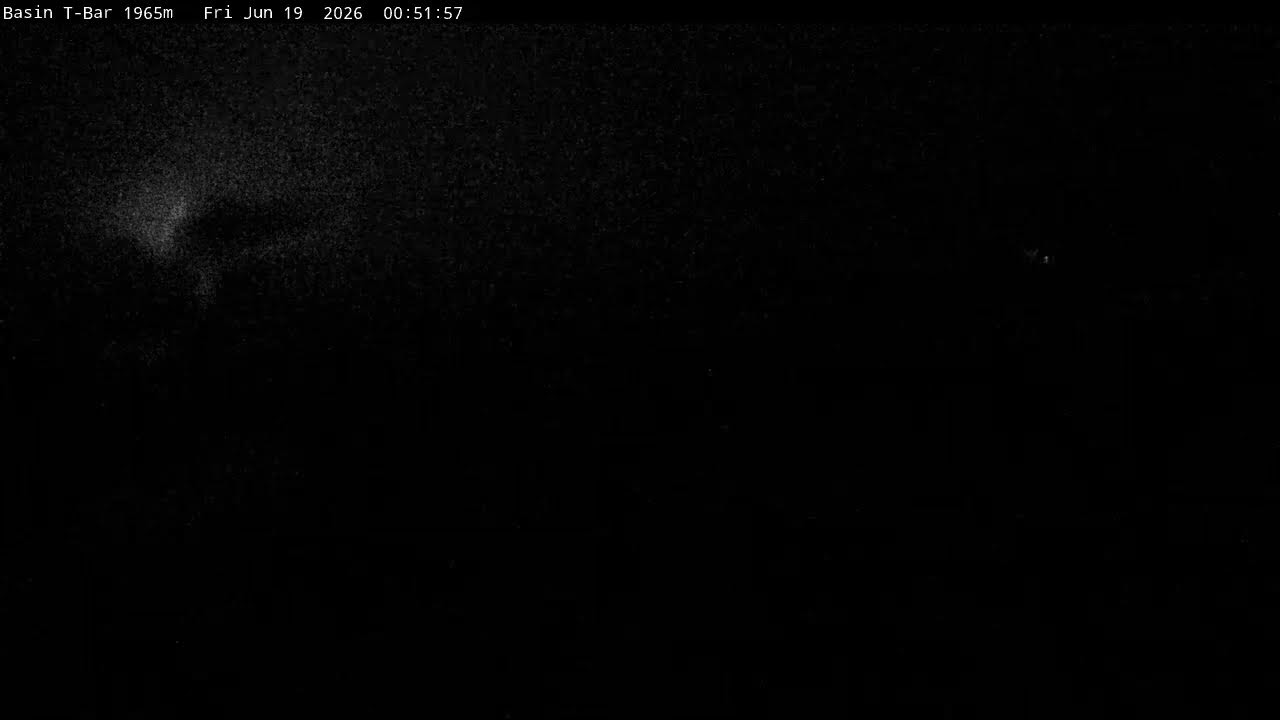 Thredbo Basin T-Bar Live snow cam captured at 18 June 2026, 2:54 pm