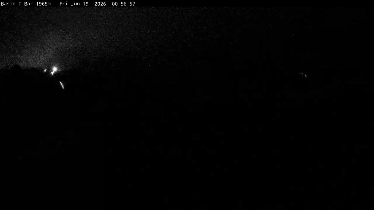 Thredbo Basin T-Bar Live snow cam captured at 18 June 2026, 3:00 pm