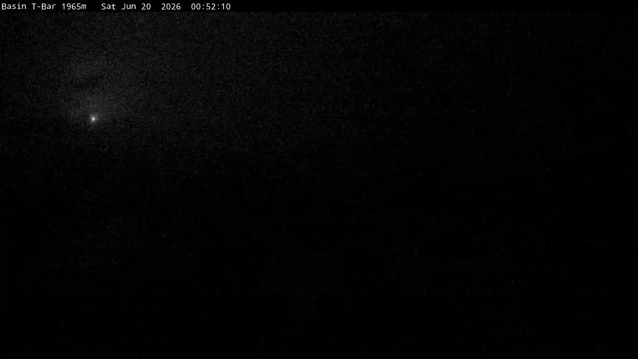 Thredbo Basin T-Bar Live snow cam captured at 19 June 2026, 2:54 pm