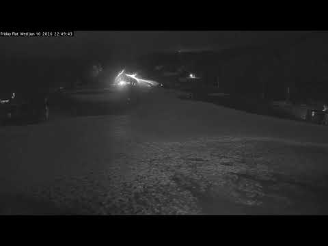 Thredbo Friday Flat Live snow cam captured at 10 June 2026, 12:50 pm