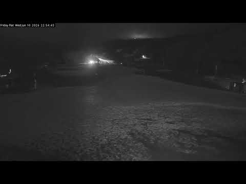 Thredbo Friday Flat Live snow cam captured at 10 June 2026, 12:56 pm