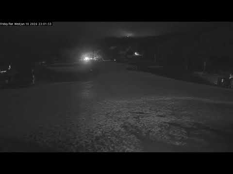 Thredbo Friday Flat Live snow cam captured at 10 June 2026, 1:02 pm