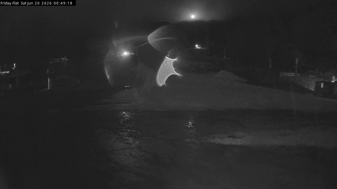 Thredbo Friday Flat Live snow cam captured at 19 June 2026, 2:49 pm