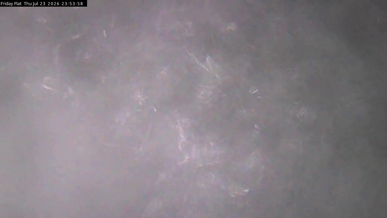 Thredbo Friday Flat Live snow cam captured at 23 July 2026 at 11:54 pm AEST