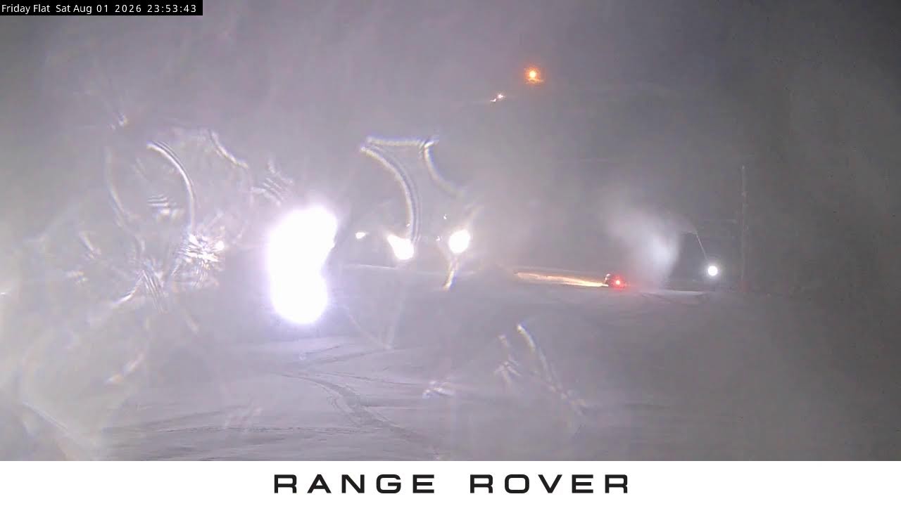 Thredbo Friday Flat Live snow cam captured at 1 August 2026 at 11:54 pm AEST